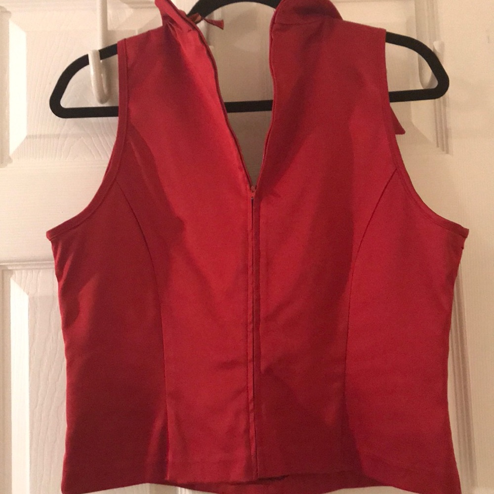 Js Collections Top. Pleated Front. Stretch Fabric - image 4